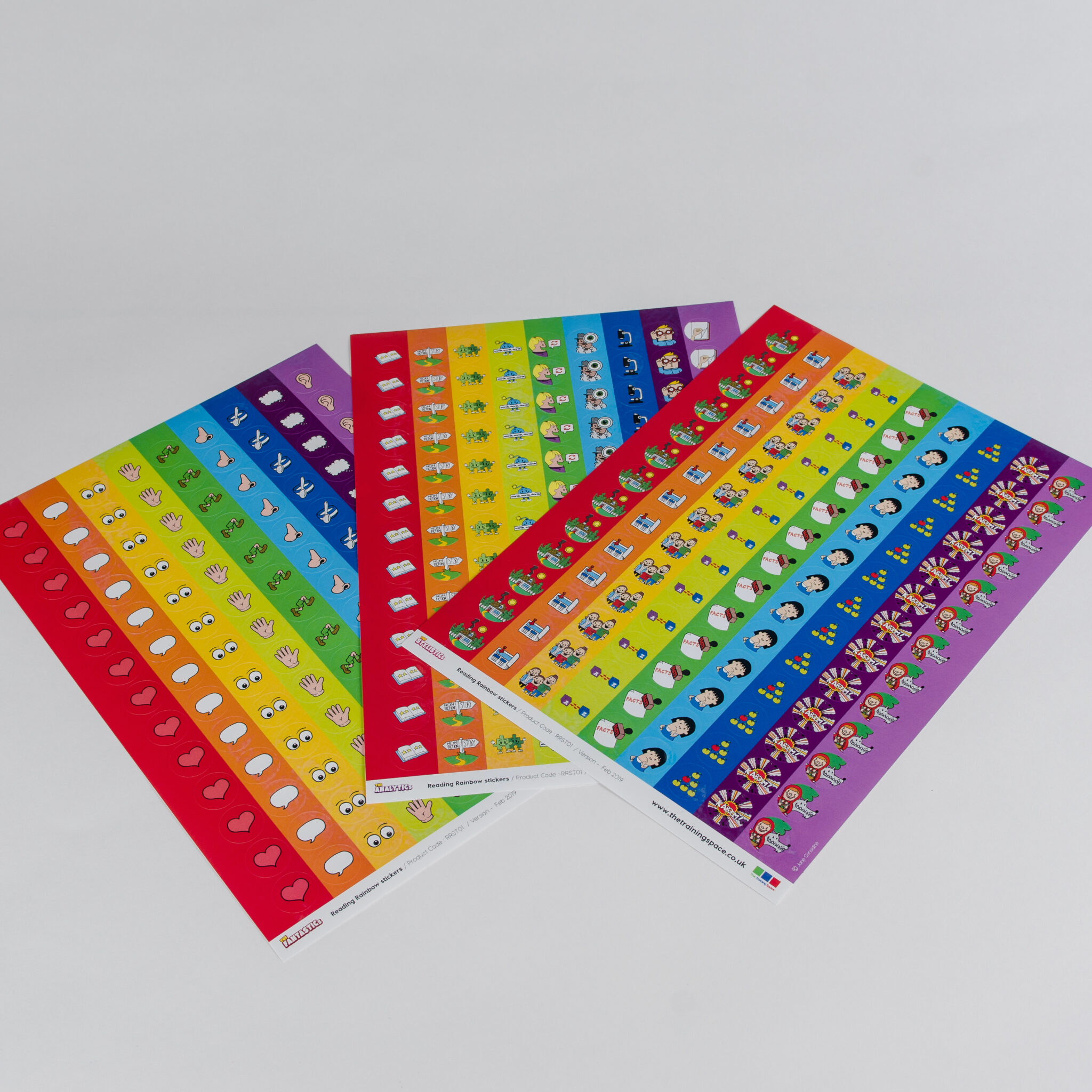Reading Rainbow Stickers - The Training Space